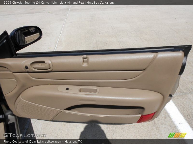 Light Almond Pearl Metallic / Sandstone 2003 Chrysler Sebring LXi Convertible