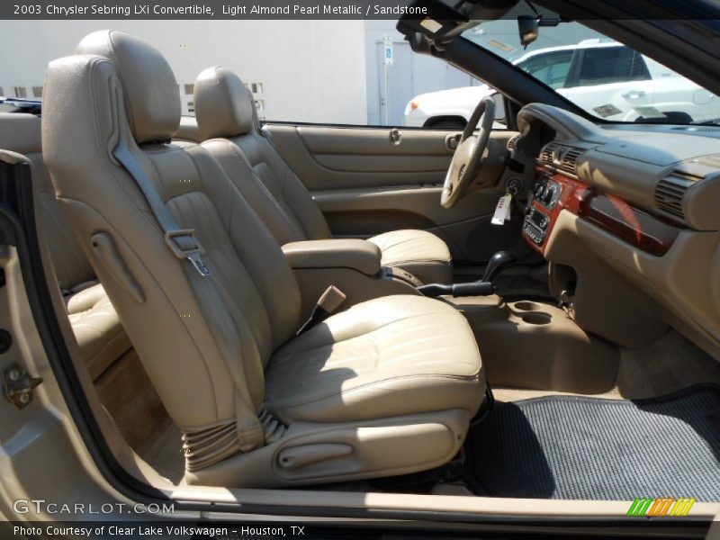  2003 Sebring LXi Convertible Sandstone Interior