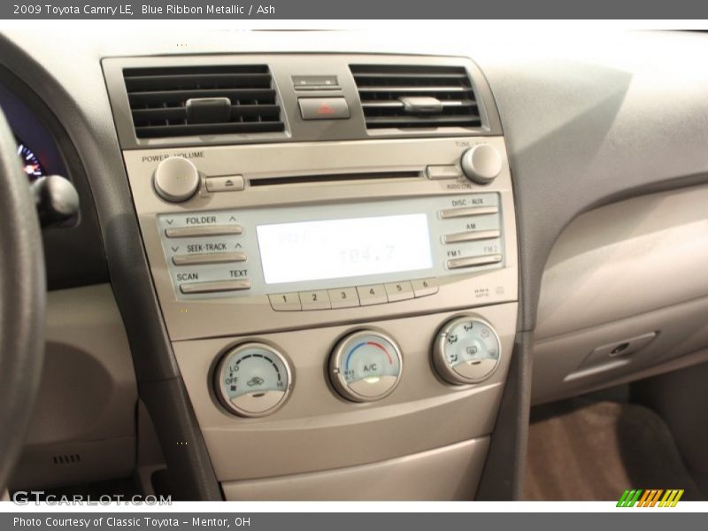 Blue Ribbon Metallic / Ash 2009 Toyota Camry LE