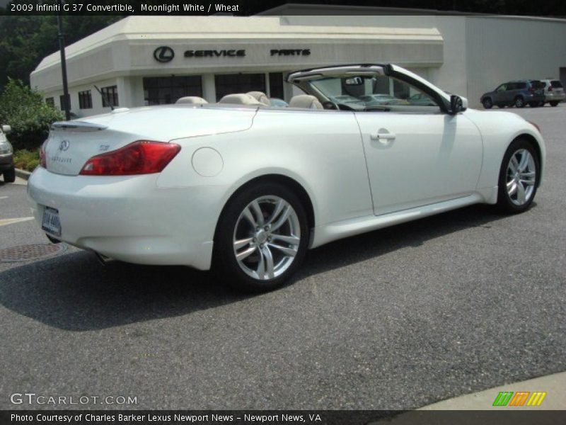 Moonlight White / Wheat 2009 Infiniti G 37 Convertible