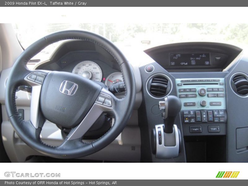 Taffeta White / Gray 2009 Honda Pilot EX-L