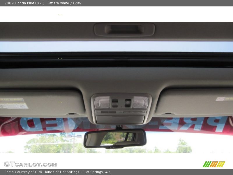 Taffeta White / Gray 2009 Honda Pilot EX-L