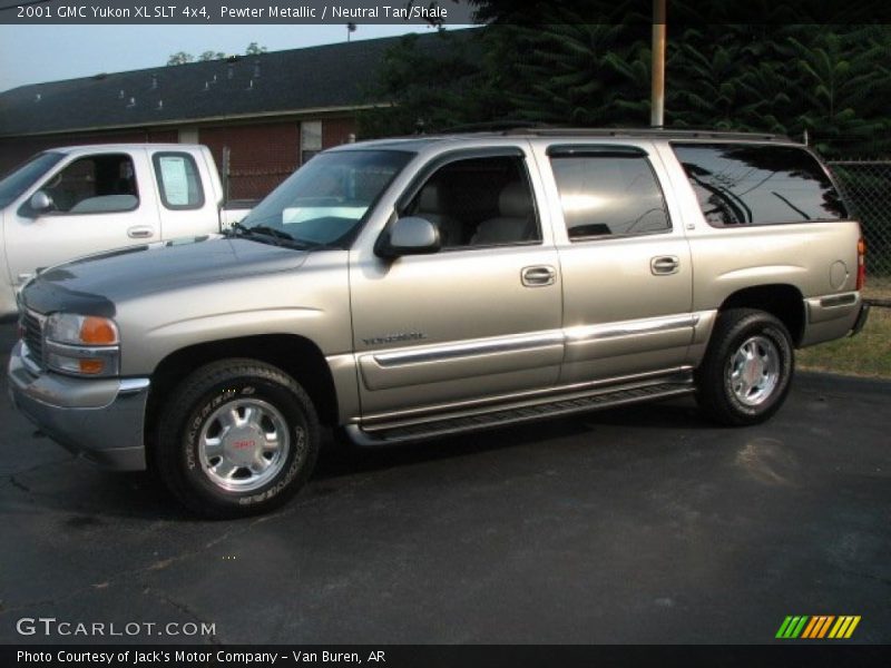 Pewter Metallic / Neutral Tan/Shale 2001 GMC Yukon XL SLT 4x4