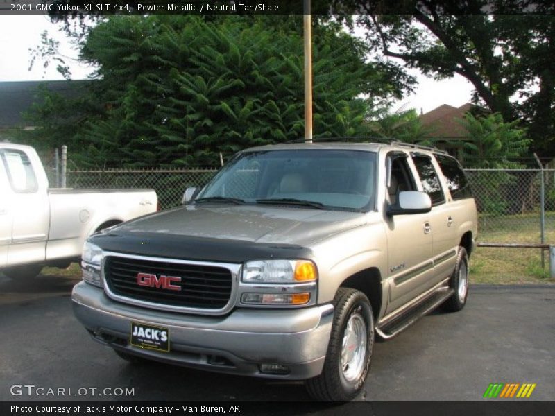 Pewter Metallic / Neutral Tan/Shale 2001 GMC Yukon XL SLT 4x4