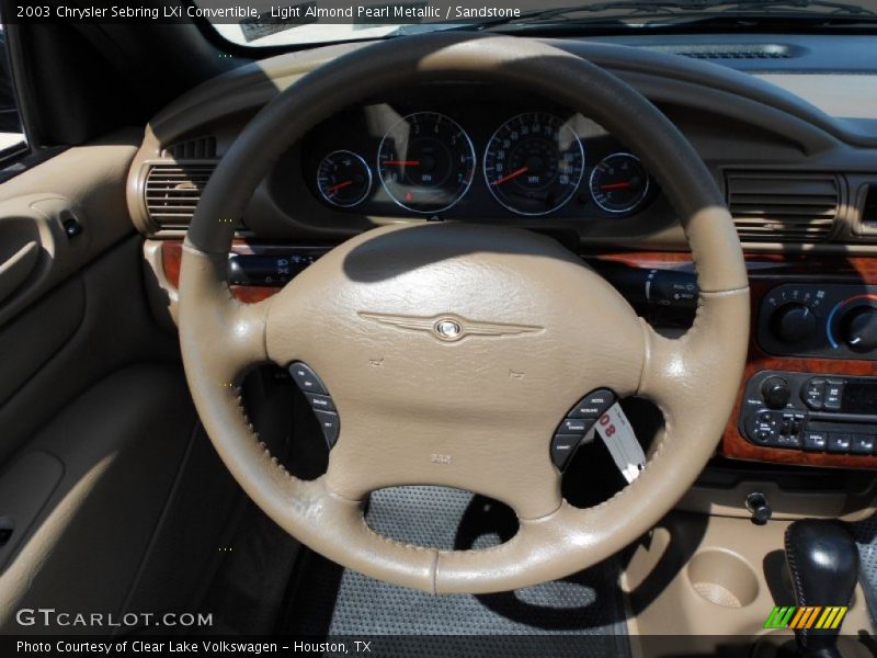 Light Almond Pearl Metallic / Sandstone 2003 Chrysler Sebring LXi Convertible