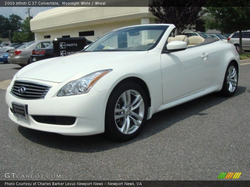  2009 G 37 Convertible Moonlight White