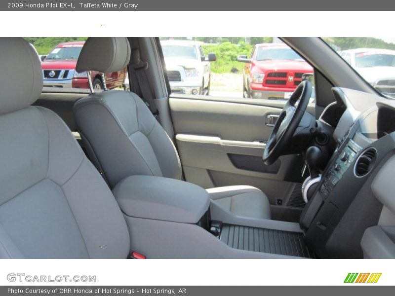 Taffeta White / Gray 2009 Honda Pilot EX-L