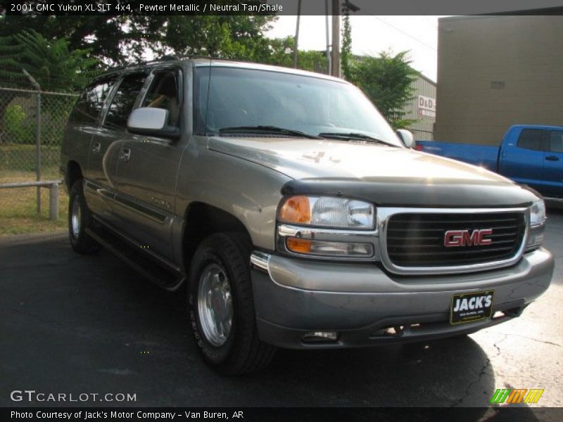 Pewter Metallic / Neutral Tan/Shale 2001 GMC Yukon XL SLT 4x4
