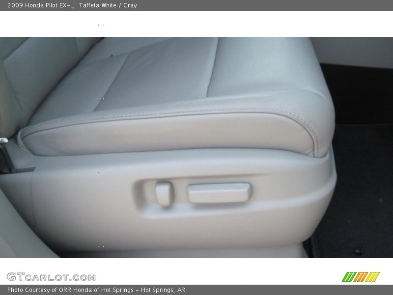 Taffeta White / Gray 2009 Honda Pilot EX-L