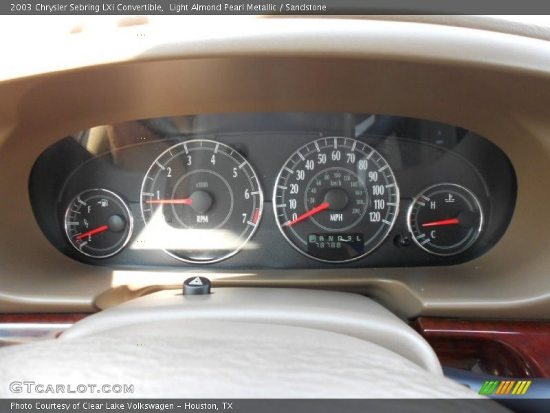  2003 Sebring LXi Convertible LXi Convertible Gauges