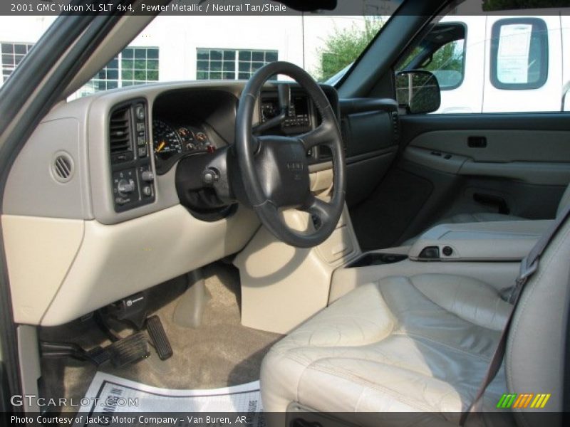 Pewter Metallic / Neutral Tan/Shale 2001 GMC Yukon XL SLT 4x4