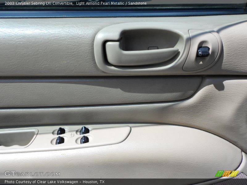 Light Almond Pearl Metallic / Sandstone 2003 Chrysler Sebring LXi Convertible