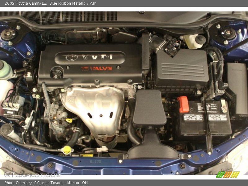 Blue Ribbon Metallic / Ash 2009 Toyota Camry LE