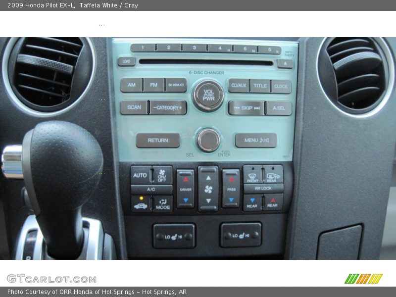 Taffeta White / Gray 2009 Honda Pilot EX-L