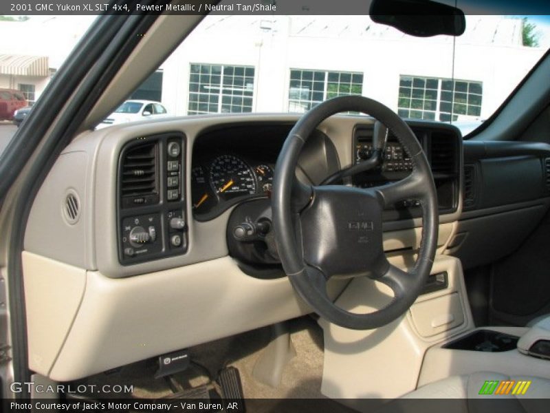 Pewter Metallic / Neutral Tan/Shale 2001 GMC Yukon XL SLT 4x4