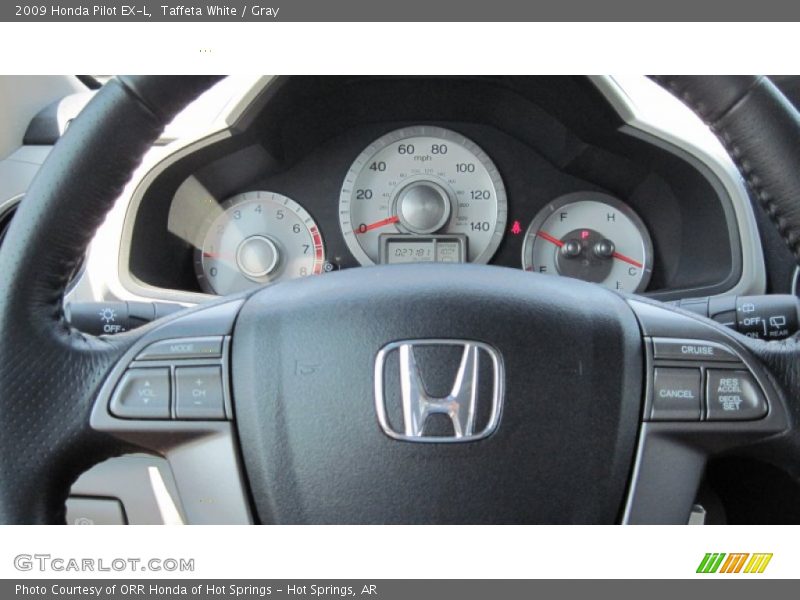 Taffeta White / Gray 2009 Honda Pilot EX-L
