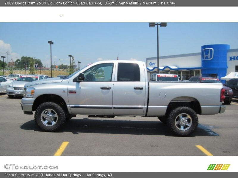 Bright Silver Metallic / Medium Slate Gray 2007 Dodge Ram 2500 Big Horn Edition Quad Cab 4x4