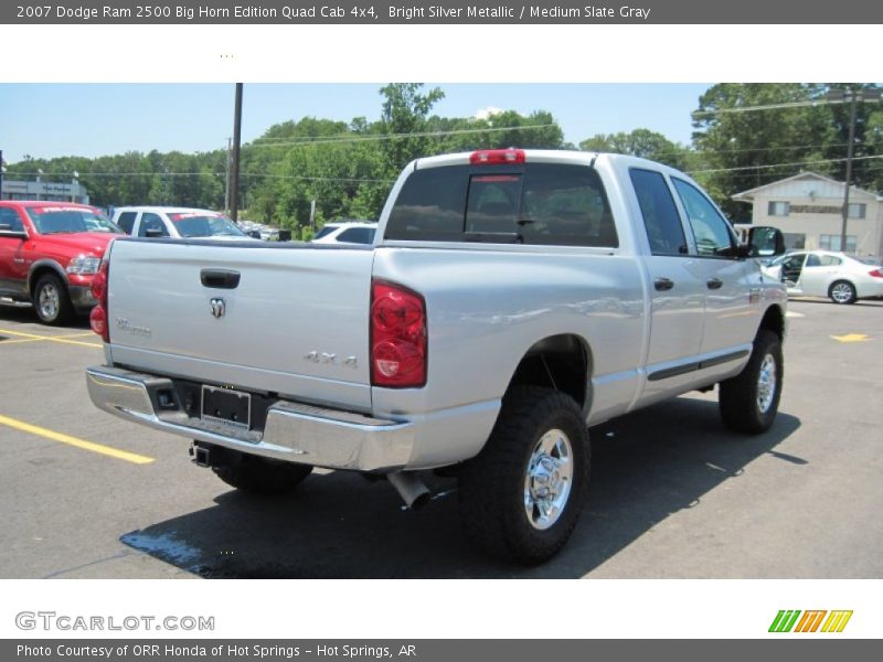 Bright Silver Metallic / Medium Slate Gray 2007 Dodge Ram 2500 Big Horn Edition Quad Cab 4x4