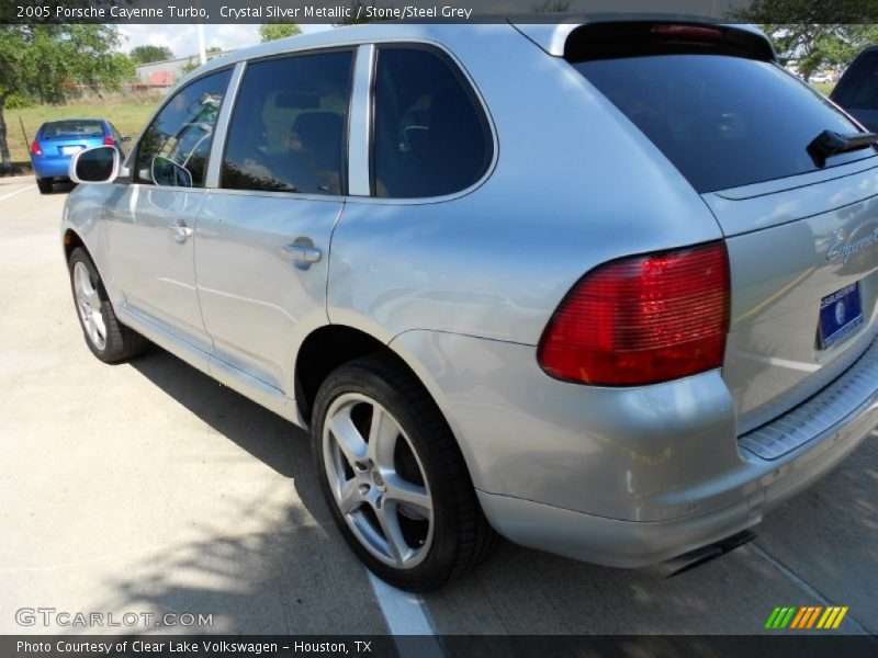 Crystal Silver Metallic / Stone/Steel Grey 2005 Porsche Cayenne Turbo