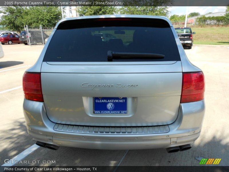 Crystal Silver Metallic / Stone/Steel Grey 2005 Porsche Cayenne Turbo
