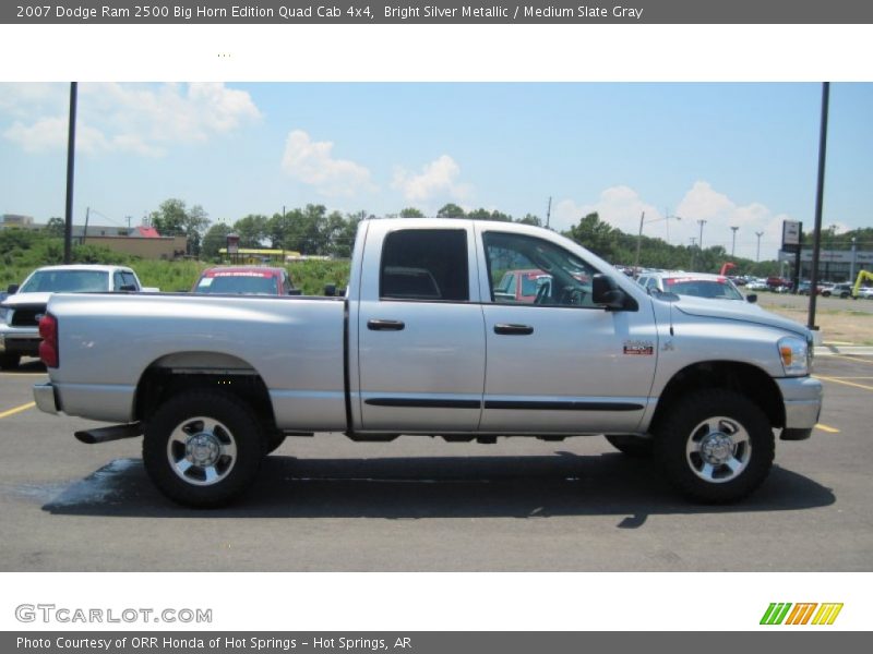 Bright Silver Metallic / Medium Slate Gray 2007 Dodge Ram 2500 Big Horn Edition Quad Cab 4x4