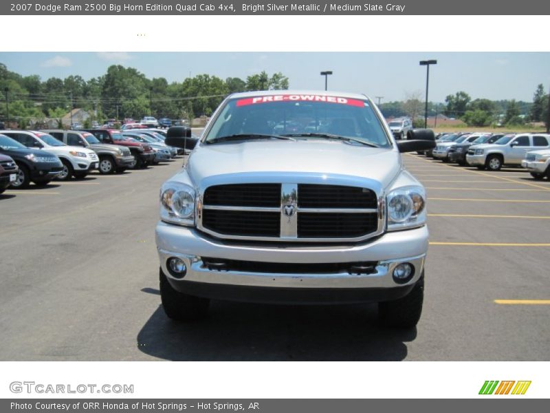 Bright Silver Metallic / Medium Slate Gray 2007 Dodge Ram 2500 Big Horn Edition Quad Cab 4x4