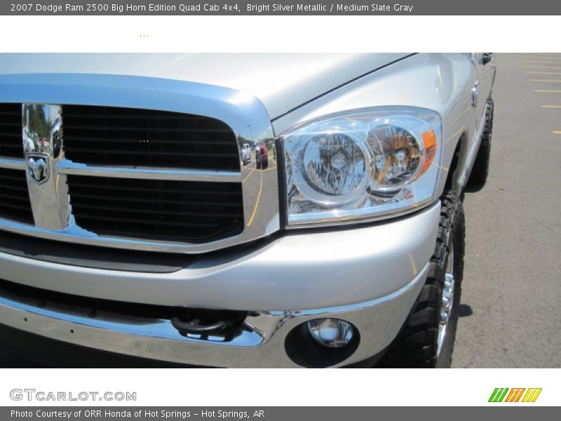 Bright Silver Metallic / Medium Slate Gray 2007 Dodge Ram 2500 Big Horn Edition Quad Cab 4x4