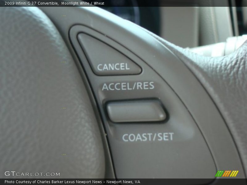 Moonlight White / Wheat 2009 Infiniti G 37 Convertible