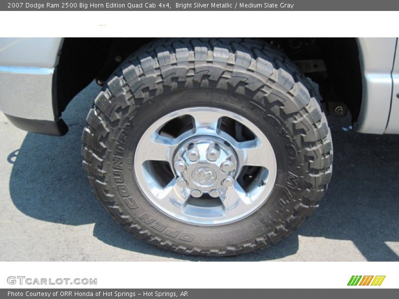 Bright Silver Metallic / Medium Slate Gray 2007 Dodge Ram 2500 Big Horn Edition Quad Cab 4x4
