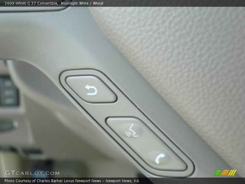 Moonlight White / Wheat 2009 Infiniti G 37 Convertible