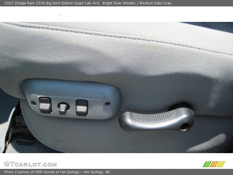 Bright Silver Metallic / Medium Slate Gray 2007 Dodge Ram 2500 Big Horn Edition Quad Cab 4x4