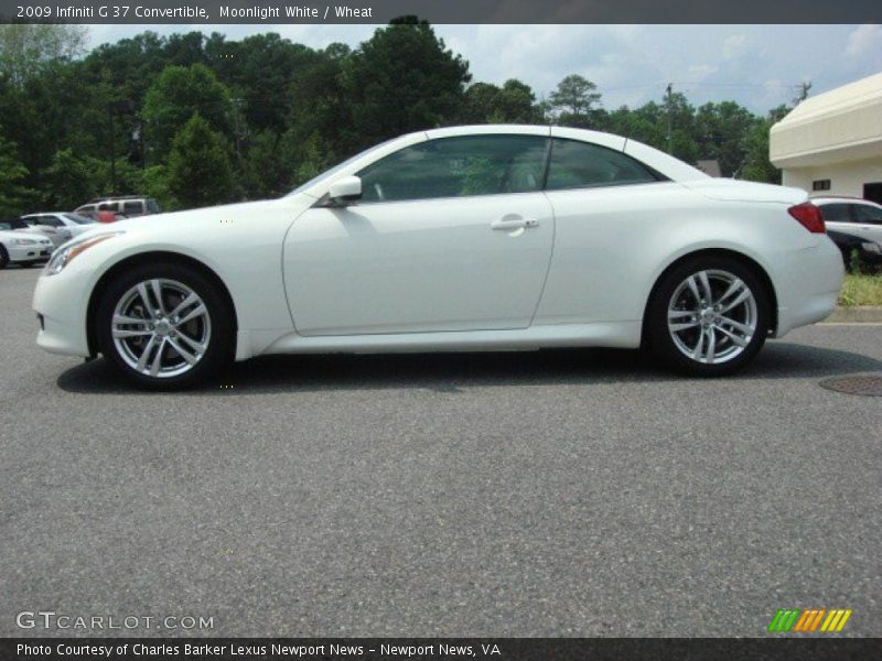  2009 G 37 Convertible Moonlight White