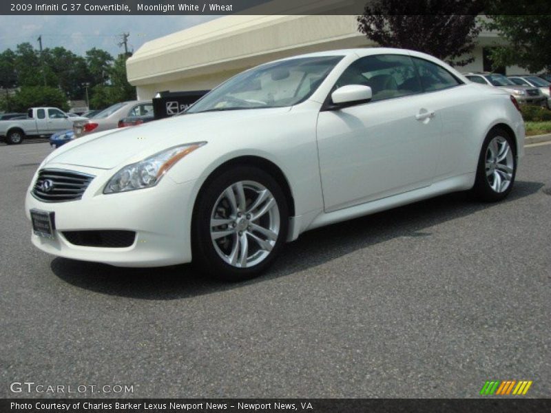 Moonlight White / Wheat 2009 Infiniti G 37 Convertible