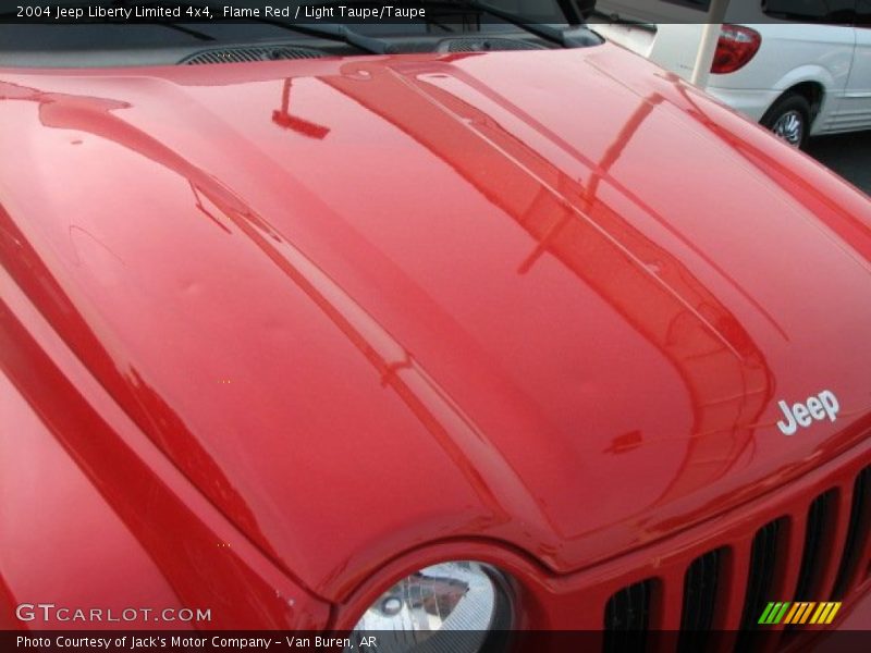 Flame Red / Light Taupe/Taupe 2004 Jeep Liberty Limited 4x4