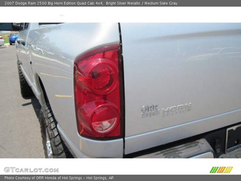 Bright Silver Metallic / Medium Slate Gray 2007 Dodge Ram 2500 Big Horn Edition Quad Cab 4x4