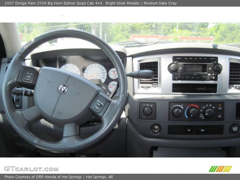 Bright Silver Metallic / Medium Slate Gray 2007 Dodge Ram 2500 Big Horn Edition Quad Cab 4x4