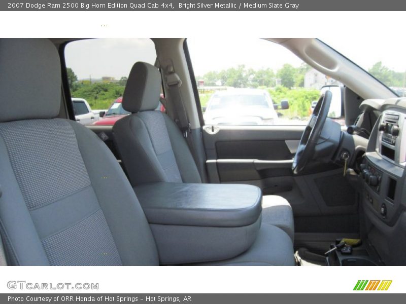 Bright Silver Metallic / Medium Slate Gray 2007 Dodge Ram 2500 Big Horn Edition Quad Cab 4x4