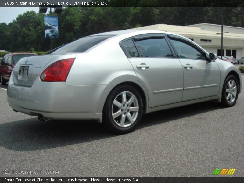 Liquid Silver Metallic / Black 2005 Nissan Maxima 3.5 SL