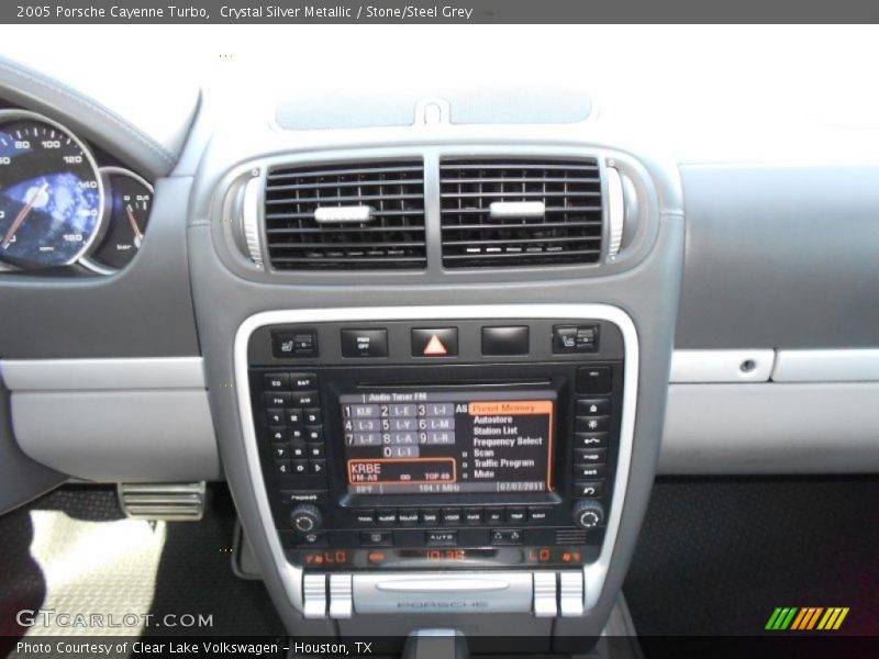 Controls of 2005 Cayenne Turbo