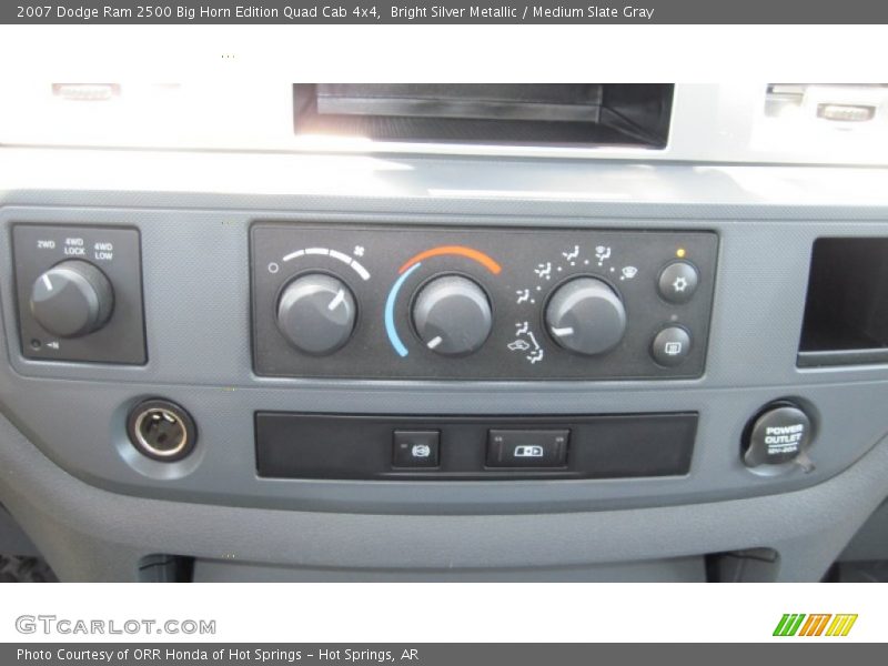 Bright Silver Metallic / Medium Slate Gray 2007 Dodge Ram 2500 Big Horn Edition Quad Cab 4x4