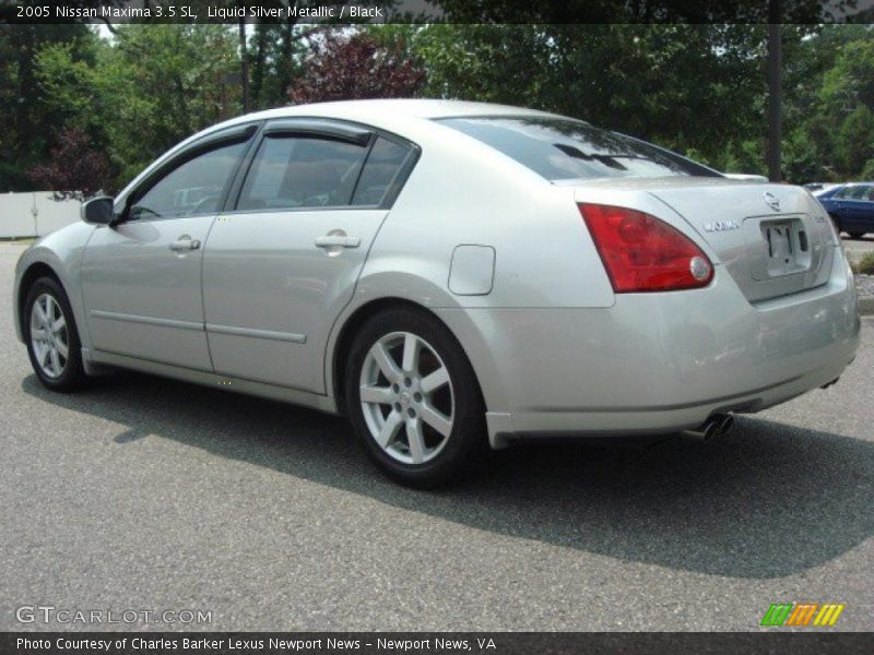 Liquid Silver Metallic / Black 2005 Nissan Maxima 3.5 SL