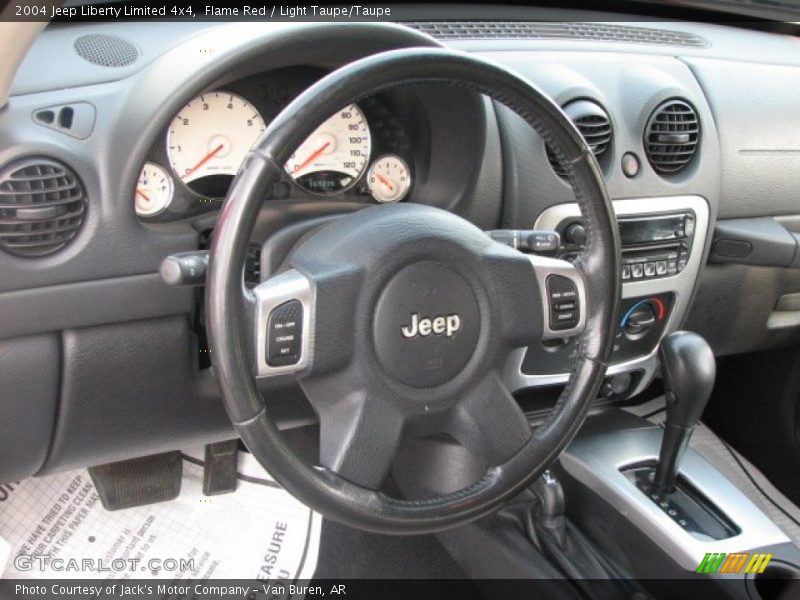 Flame Red / Light Taupe/Taupe 2004 Jeep Liberty Limited 4x4