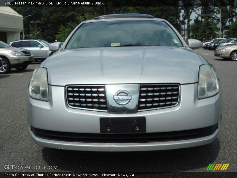 Liquid Silver Metallic / Black 2005 Nissan Maxima 3.5 SL