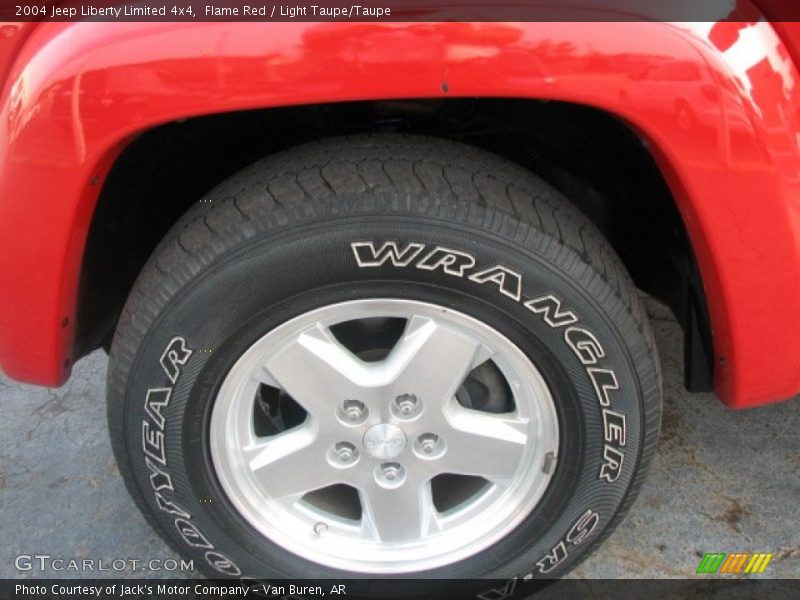 Flame Red / Light Taupe/Taupe 2004 Jeep Liberty Limited 4x4
