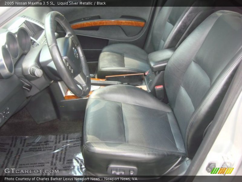 Liquid Silver Metallic / Black 2005 Nissan Maxima 3.5 SL