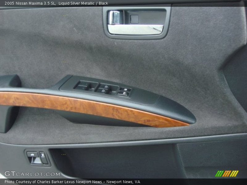Liquid Silver Metallic / Black 2005 Nissan Maxima 3.5 SL