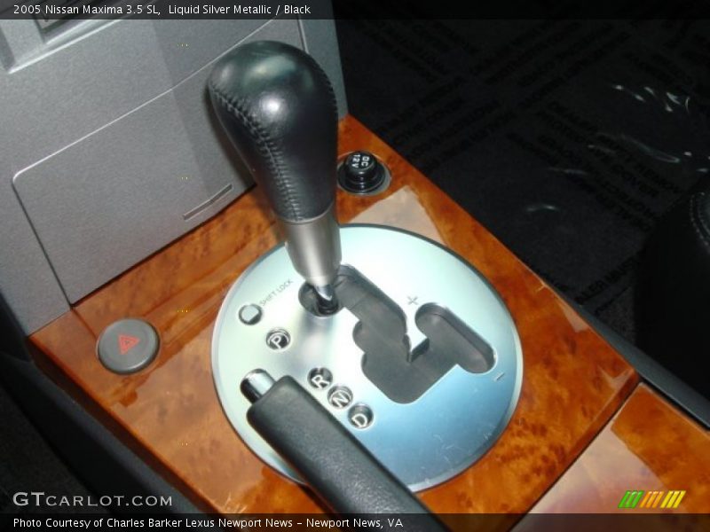 Liquid Silver Metallic / Black 2005 Nissan Maxima 3.5 SL