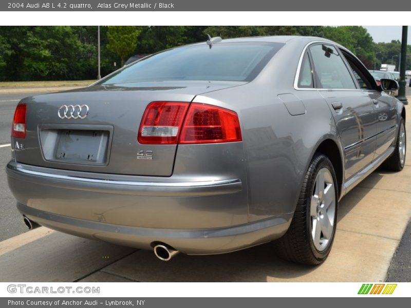 Atlas Grey Metallic / Black 2004 Audi A8 L 4.2 quattro