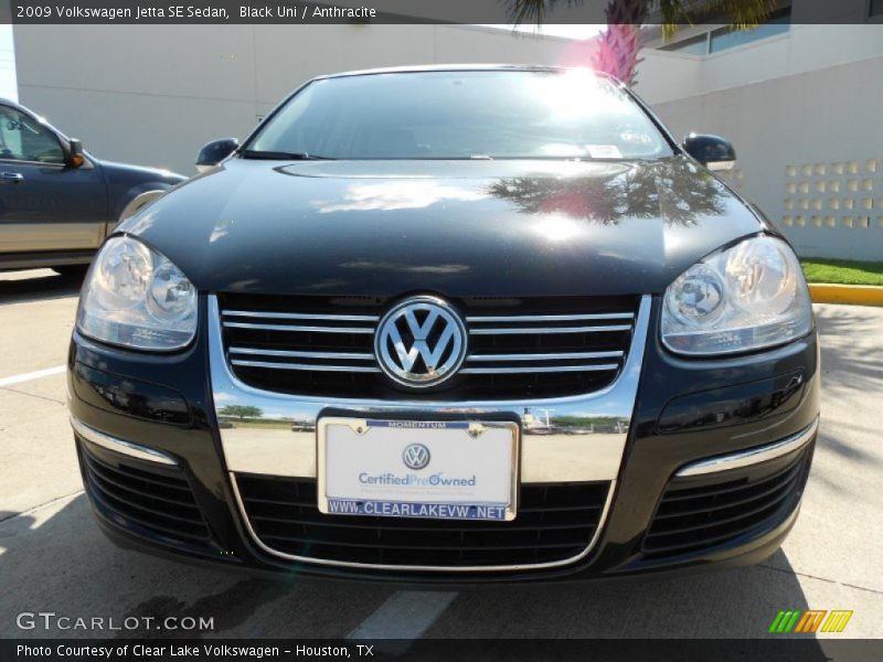 Black Uni / Anthracite 2009 Volkswagen Jetta SE Sedan