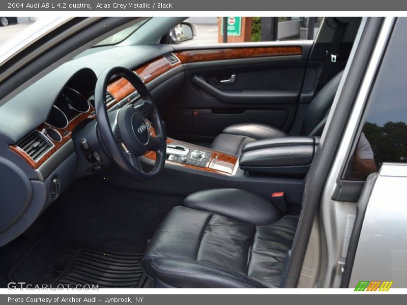 Atlas Grey Metallic / Black 2004 Audi A8 L 4.2 quattro